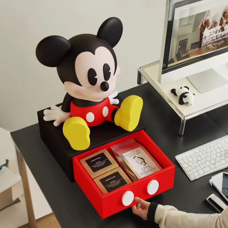 Cute Mouse Drawer Storage Box  - Home Office Desk With Drawers recension och pris