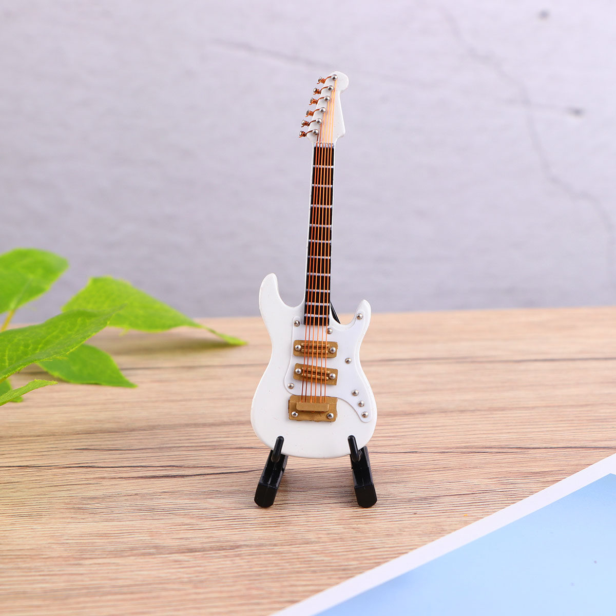 Mini Electric Guitar Decor Whi - Standing Desk Electric recension och pris