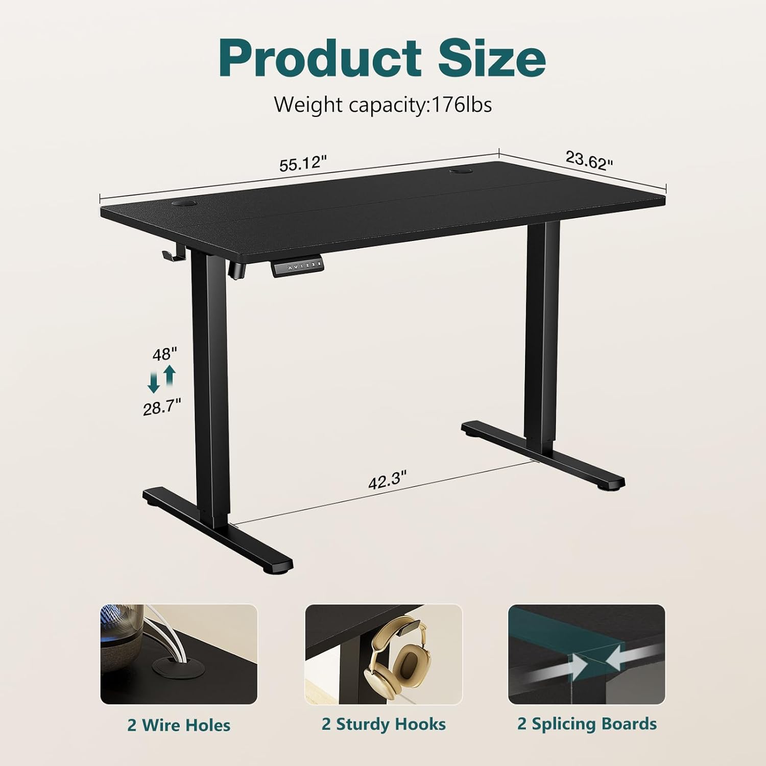 Automatic Sit Stand Modern Off - Standing Desk Electric recension och pris
