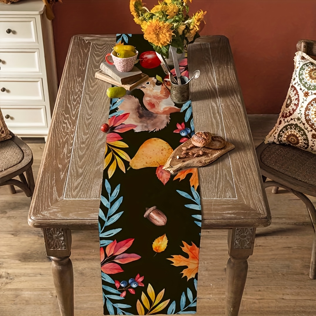 Autumn Leaves Table Runway - R - Home Office Marketing recension och pris