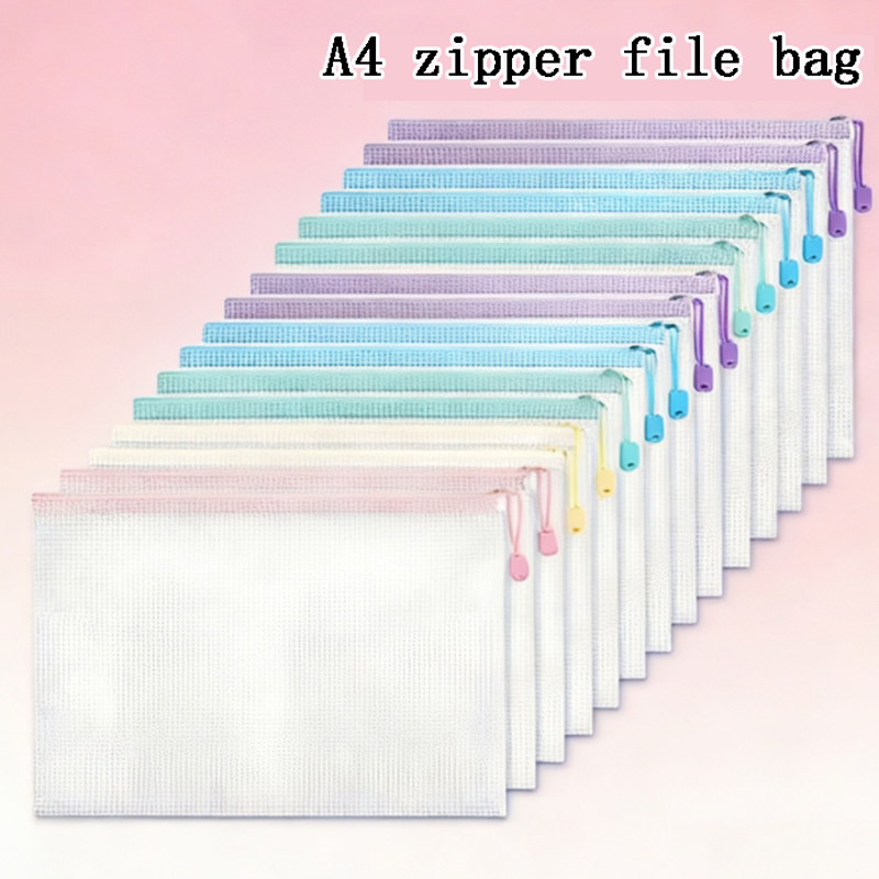 Macaron Colored Waterproof A4  - Home Office Travel Document recension och pris