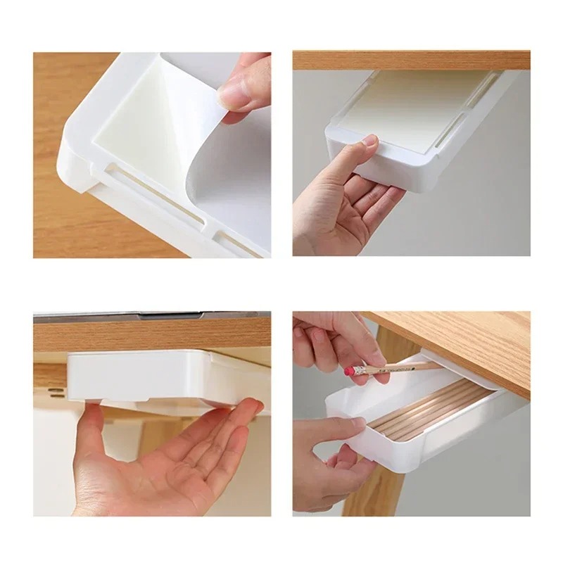 Self Adhesive Storage Drawer B - Home Office Desk With Drawers recension och pris