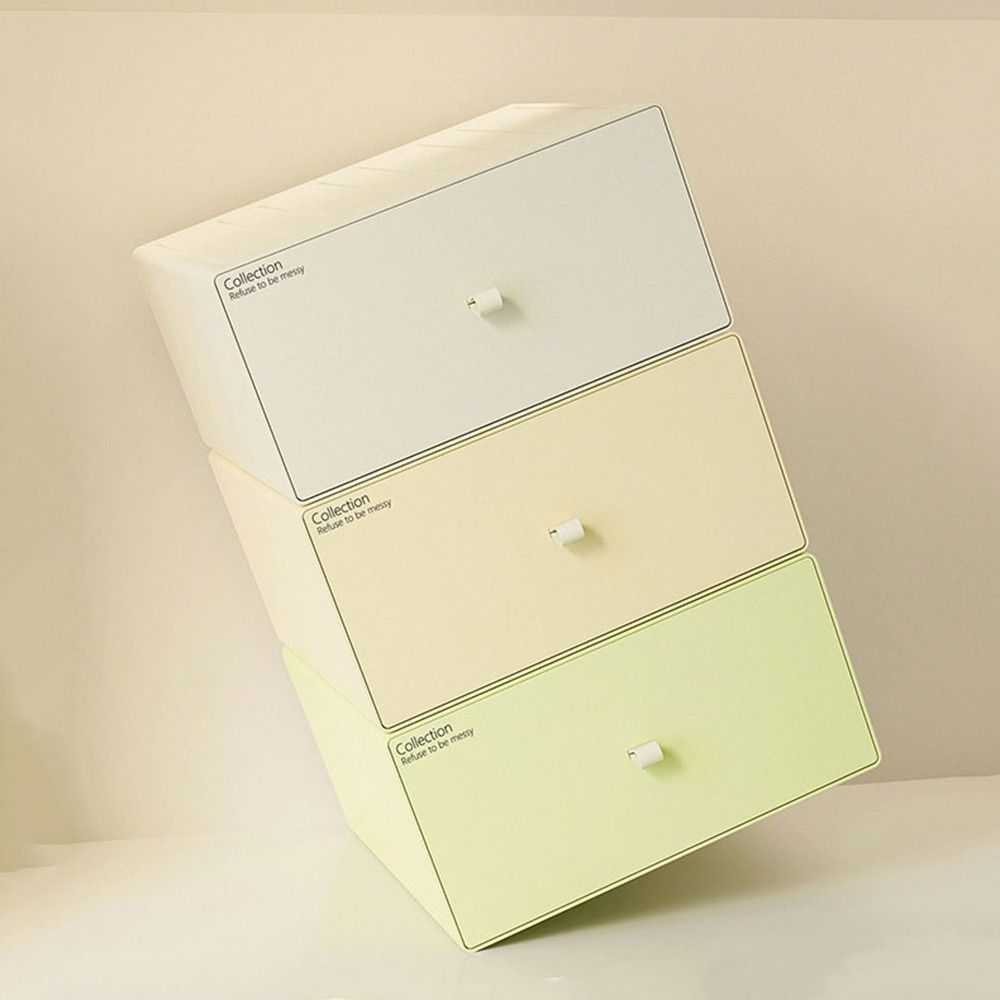 Colorful Desktop Stackable Org - Home Office Desk With Drawers recension och pris