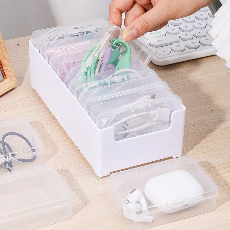 7 In 1 Clear Data Cable Storag - Cable Management Box recension och pris