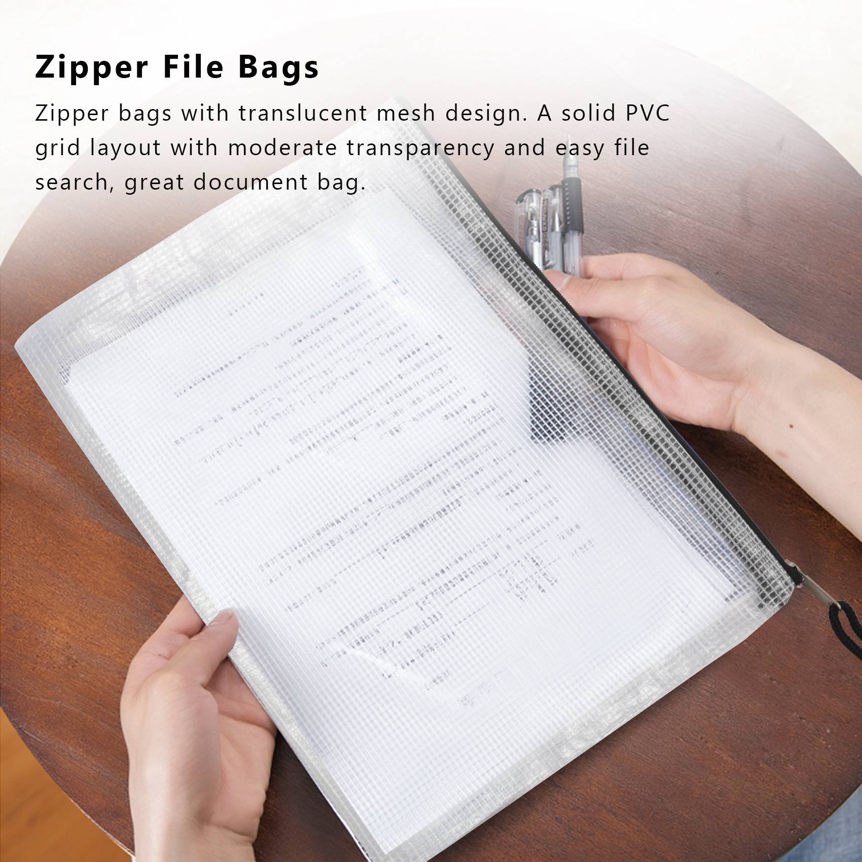20Pcs B5 Zipper Document Pouch - Home Office Travel Document recension och pris