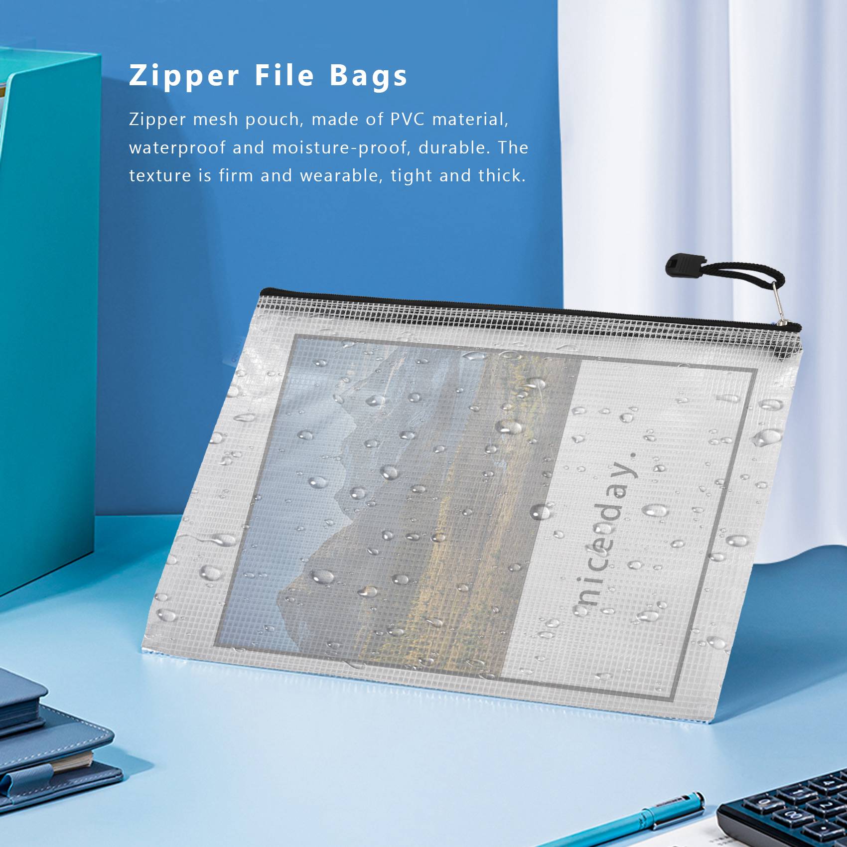 20Pcs B5 Zipper Document Pouch - Home Office Travel Document recension och pris